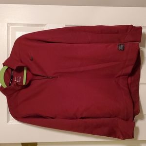 Red Nike Golf Quarter Zip